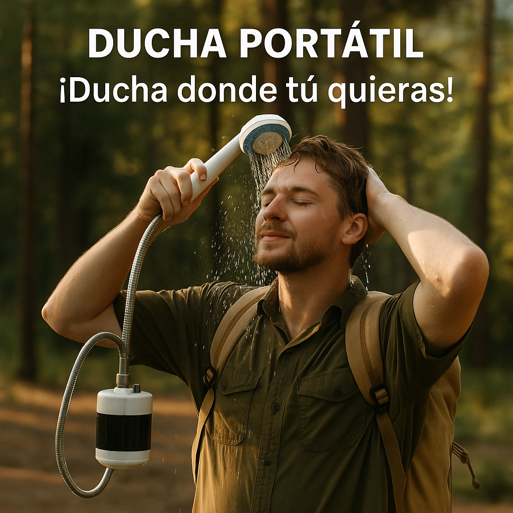 Ducha portatil AquaFree – Libertad en cada gota