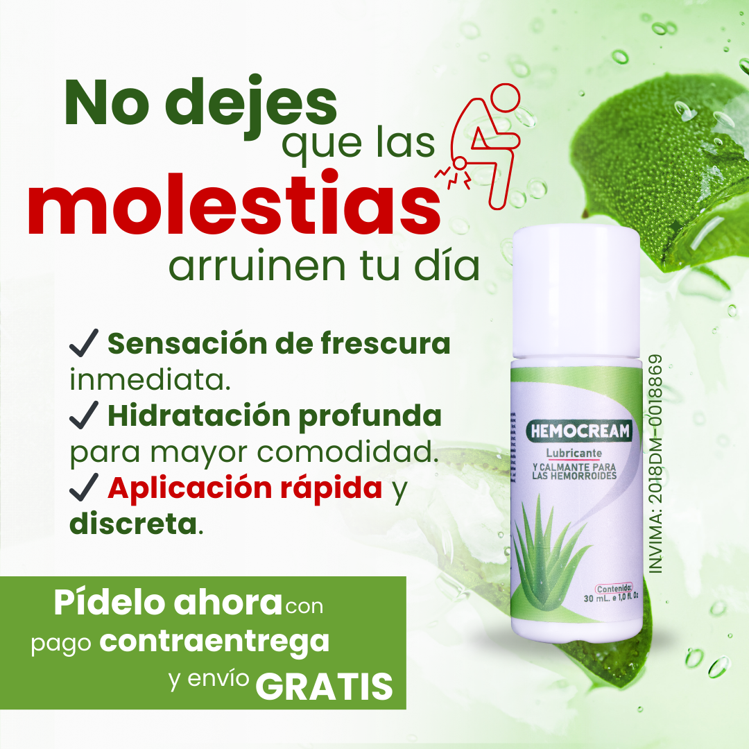 HemoCreamRD Alivio inmediato y natural