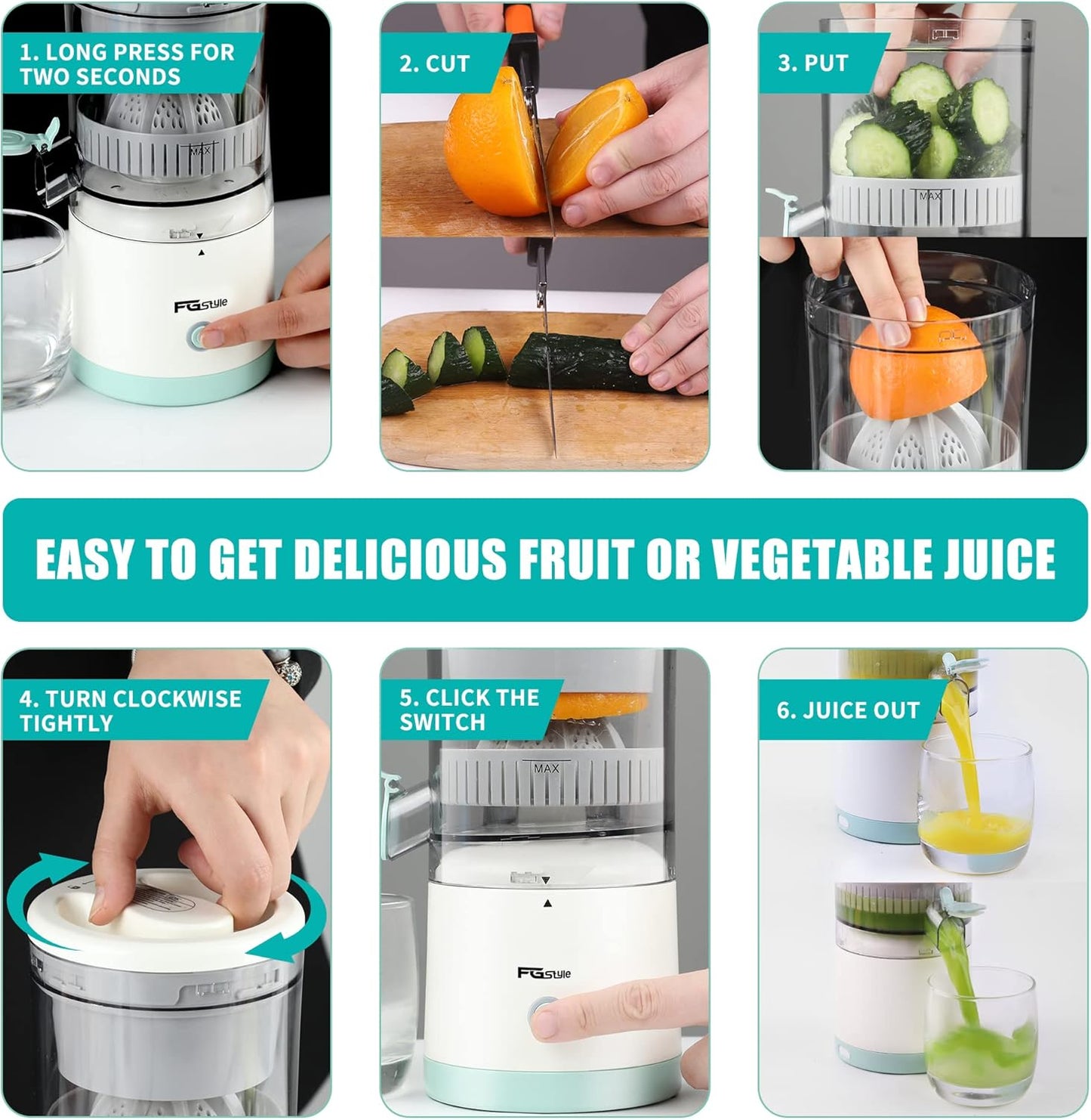 Exprimidor De Jugo VitaJuice™ Exprime sabor y salud en segundos