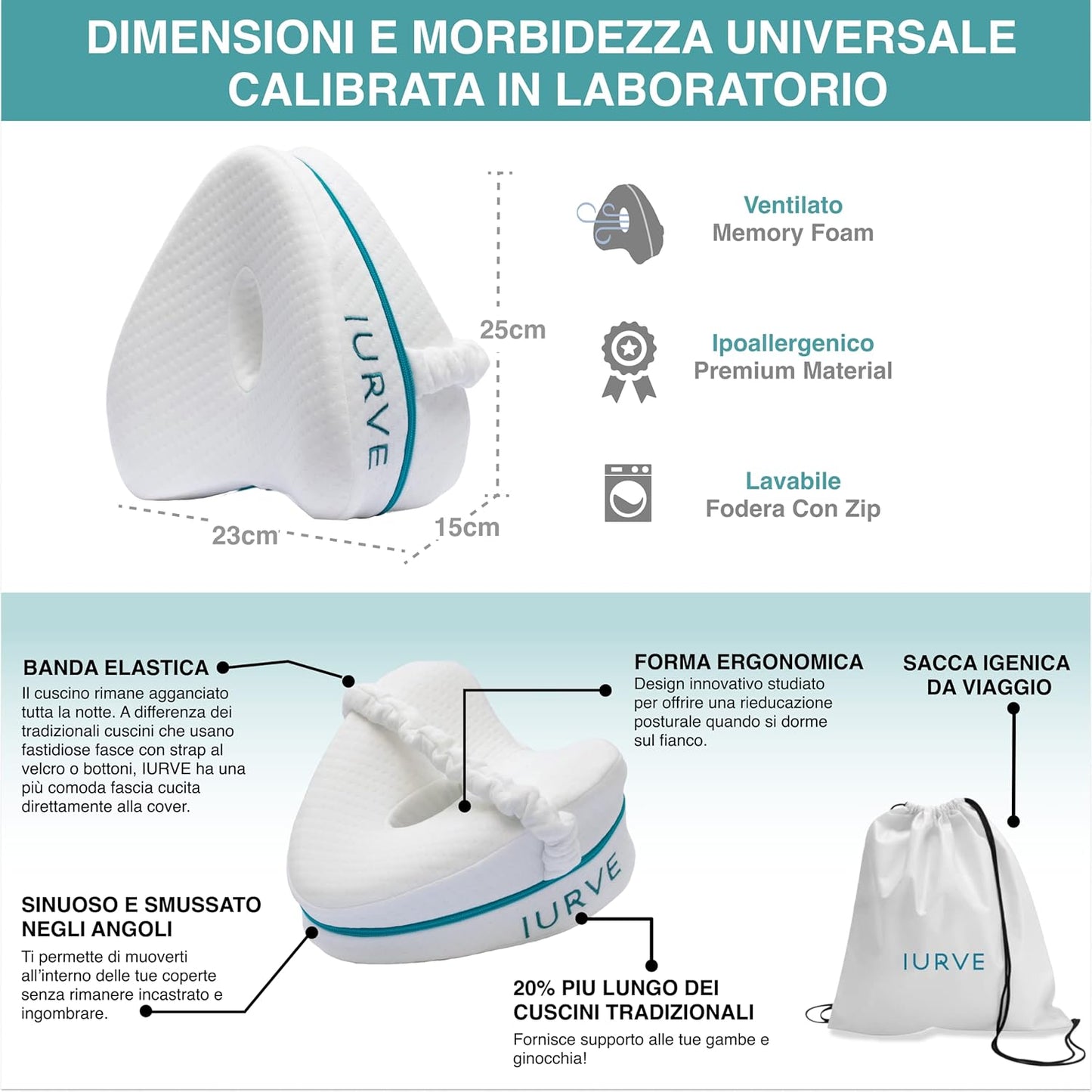 Cojin Ortopedico DreamAlign™ Duerme cómodo y despierta renovado