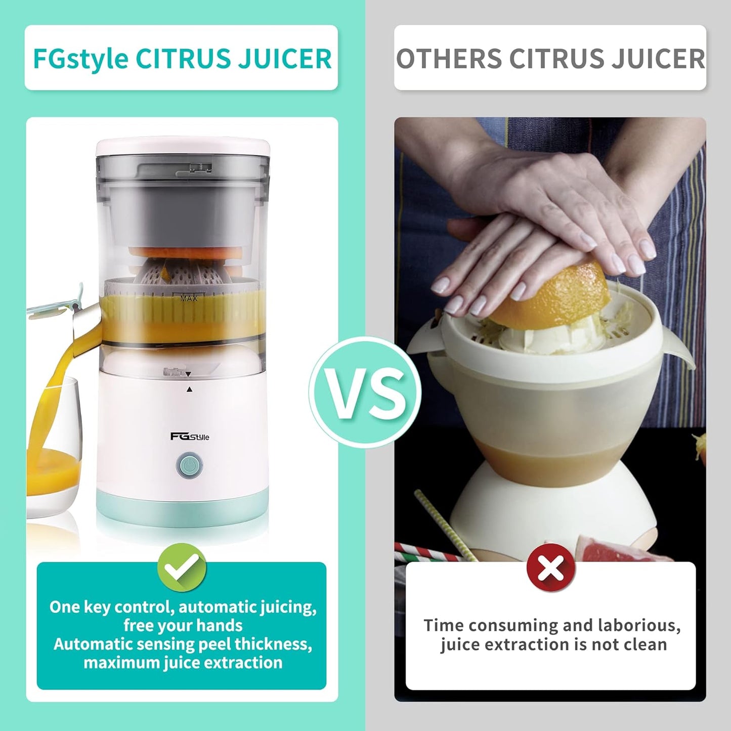 Exprimidor De Jugo VitaJuice™ Exprime sabor y salud en segundos