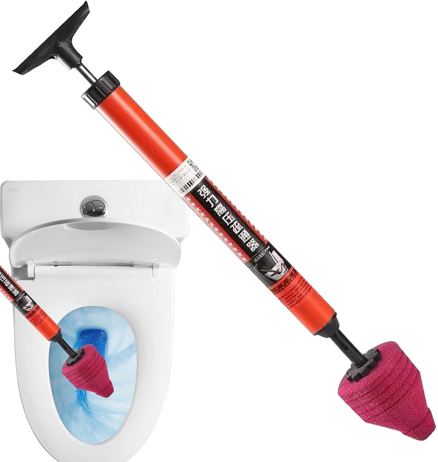 Destapa Inodoros PipeBlast™ El poder del aire contra las obstrucciones