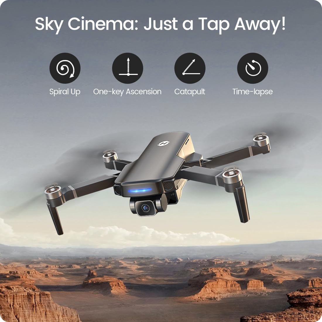 Drone Asombroso — Captura tus aventuras desde el cielo