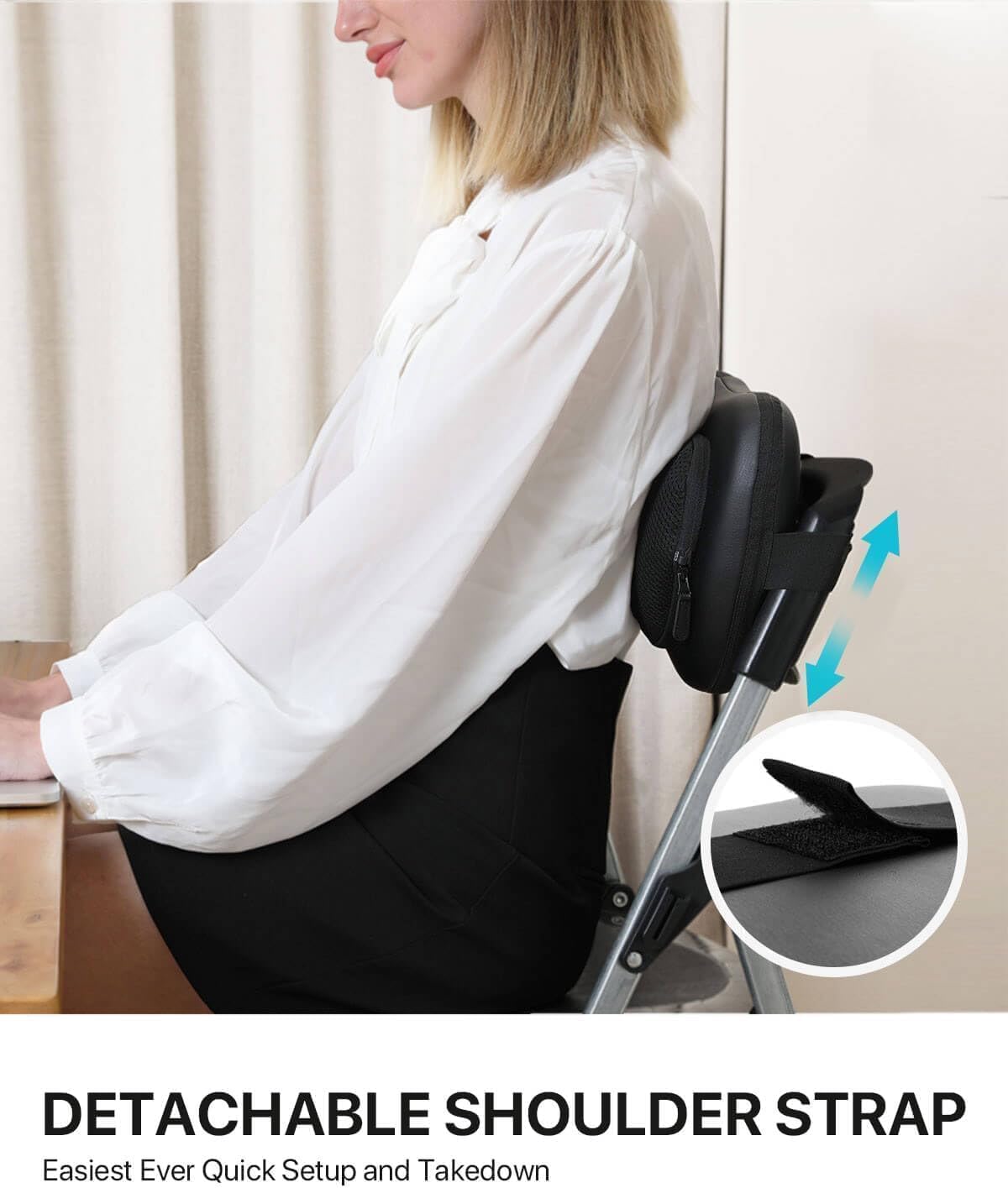 Cojín Masajeador RelaxJoy™ Tu masaje profesional en casa y carro