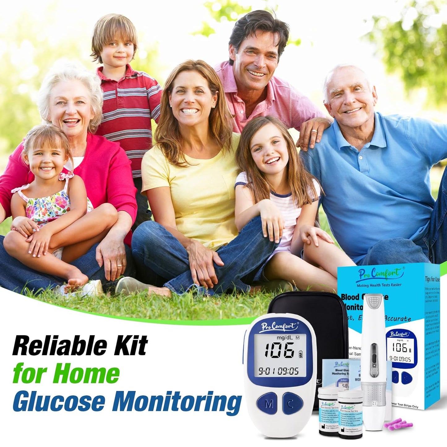 Kit de Glucosa GlucoCheck™ Cuida tu salud en segundos