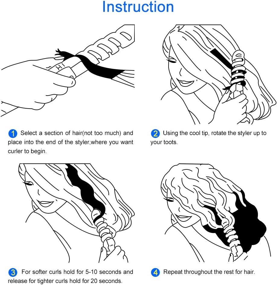 Rizador Espiral Portátil CurlEase™ Tu look de salón en minutos