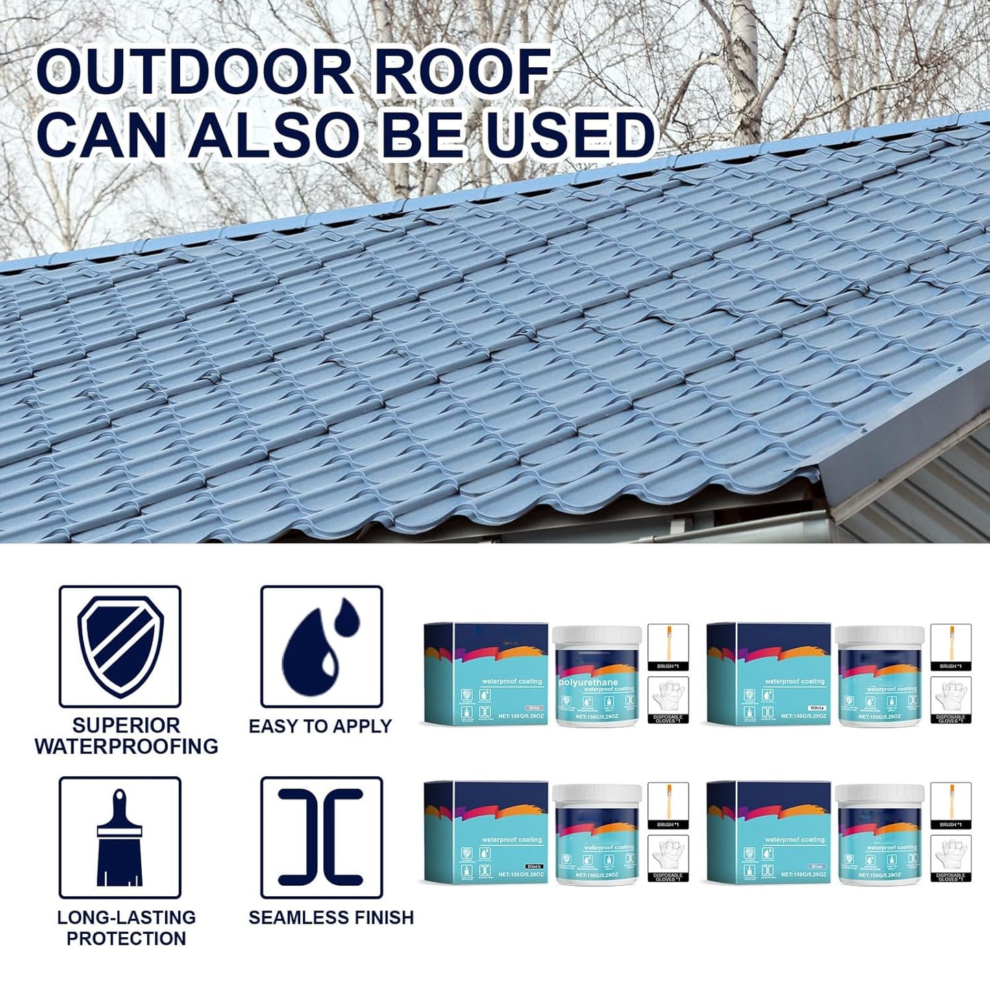 SELLADOR IMPERMEABLE EcoSeal™ Sellado rápido y ecológico en minutos