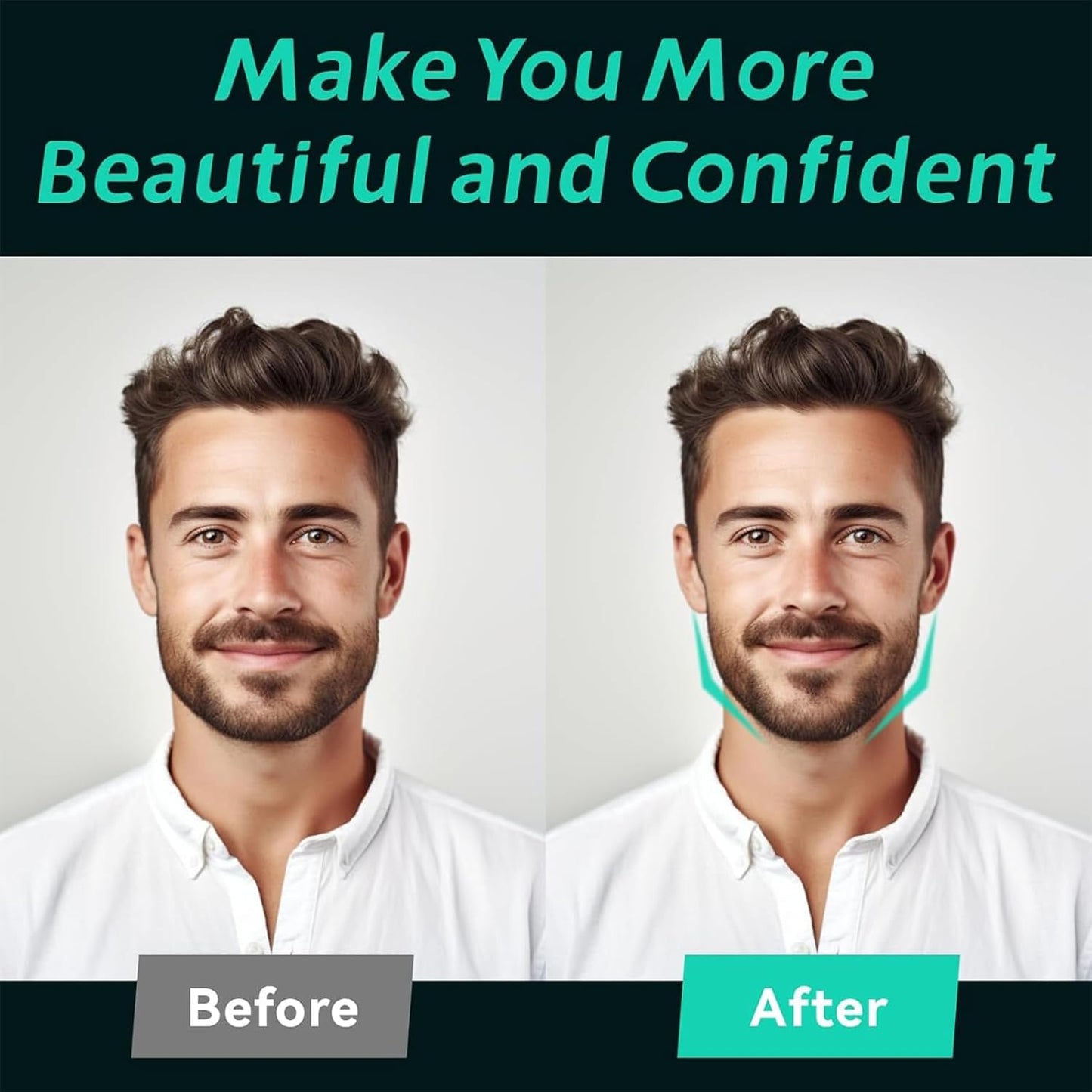 Ejercitador de Línea Mandibular Rostro más firme, papada menos visible