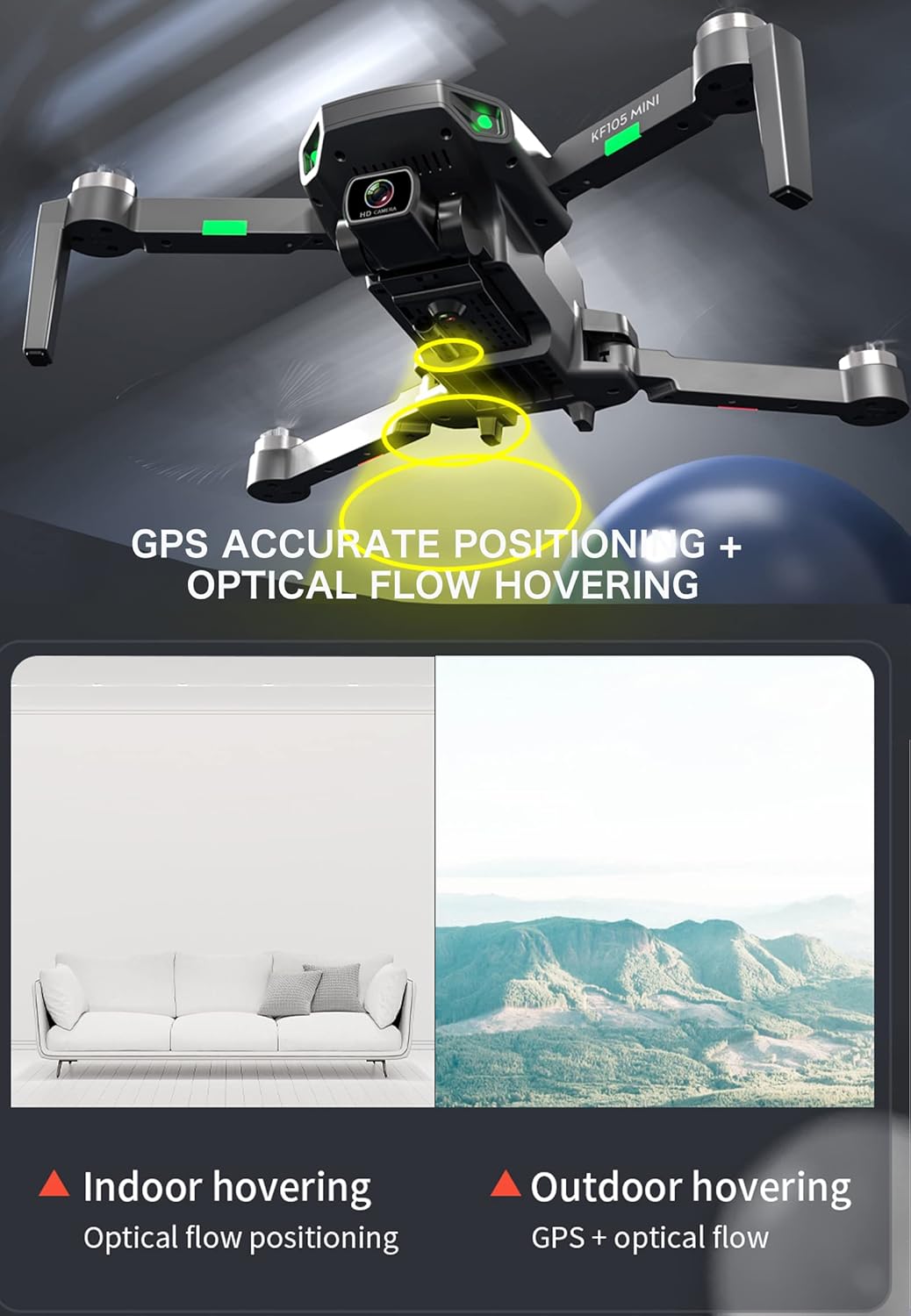 Drone GPS SkyView Pro con Cámara Doble