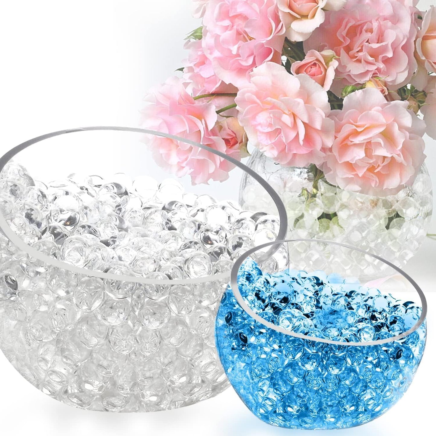 BOLITAS DE PISTOLA DE HIDROGEL Perlas que crecen con agua: ¡Magia en tus manos!