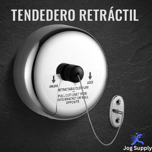 TENDEDERO RETRACTIL SpaceDry Pro™ Tu tendedero, solo cuando lo necesitas
