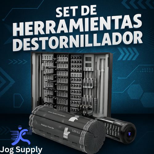 SET DE HERRAMIENTAS DESTORNILLADOR 128 EN 1