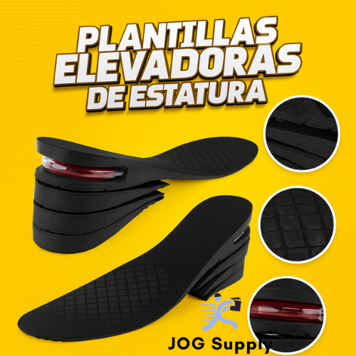 PLANTILLA ELEVADORA DE ESTATURA +6cm Plantillas elevadoras cómodas y discretas