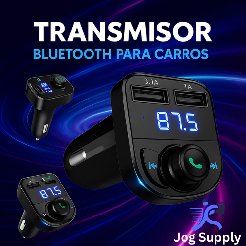 Transmisor Bluetooth para Carros 🎵 - ¡Conéctate y no te quedes sin ritmo!