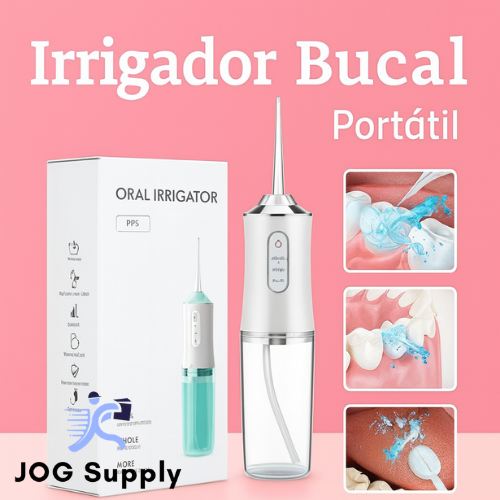 “Irrigador Bucal Portátil — Limpieza como de dentista”