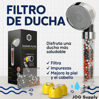 Filtro De Ducha Con Minerales Ducha con vitamina C: piel suave y agua purificada