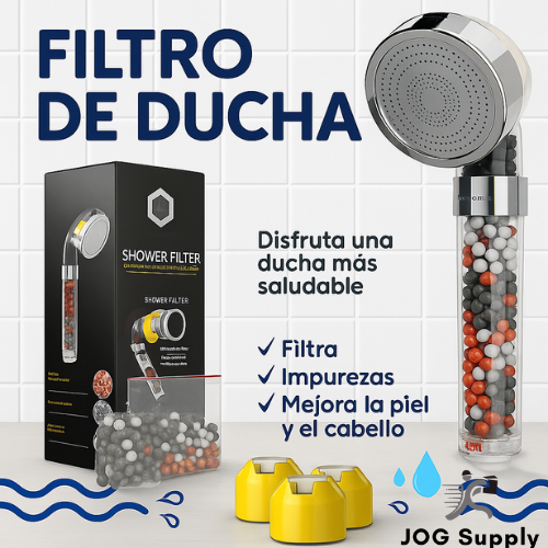 Filtro De Ducha Con Minerales Ducha con vitamina C: piel suave y agua purificada