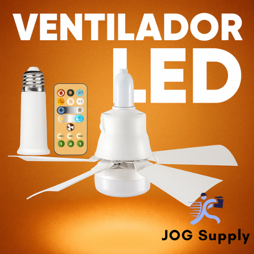 Ventilador LED Calor Verano