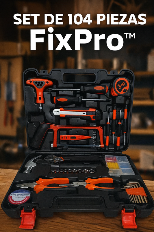 Set de 104 Pieza FixPro™ ¡104 razones para olvidarte del desorden!