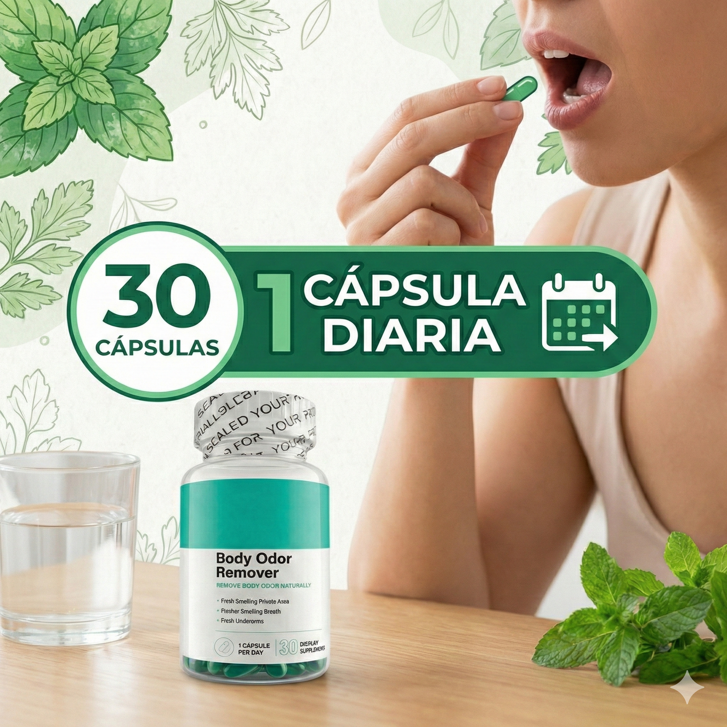 Body Odor Remover™ en Cápsulas