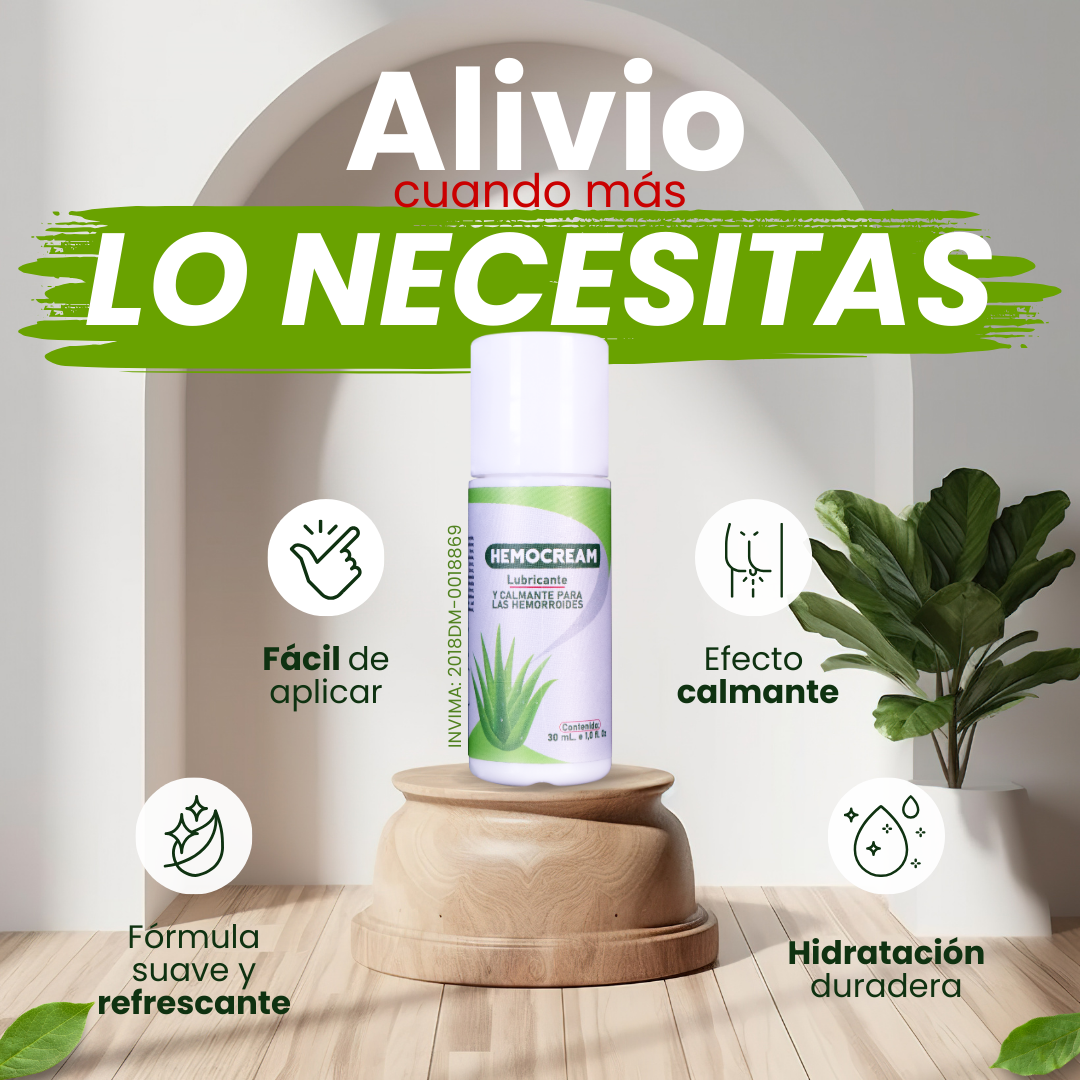 HemoCreamRD Alivio inmediato y natural
