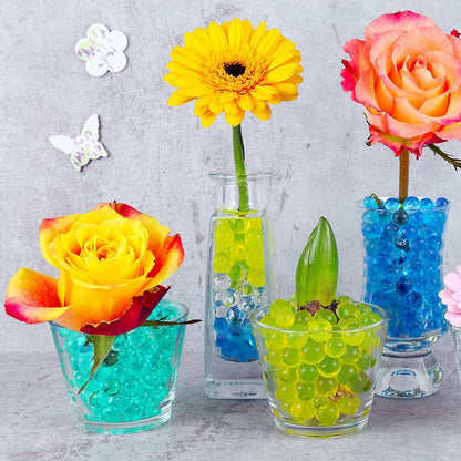 BOLITAS DE PISTOLA DE HIDROGEL Perlas que crecen con agua: ¡Magia en tus manos!