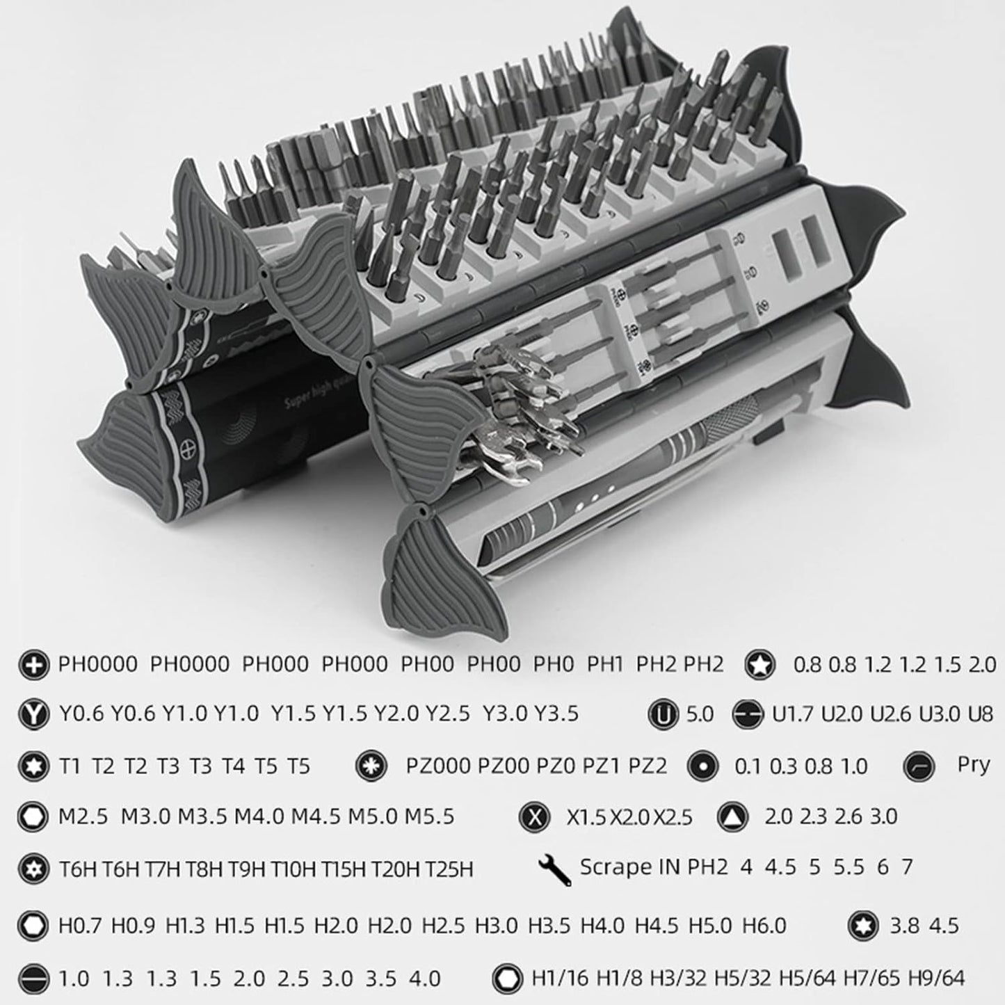 SET DE HERRAMIENTAS DESTORNILLADOR 128 EN 1