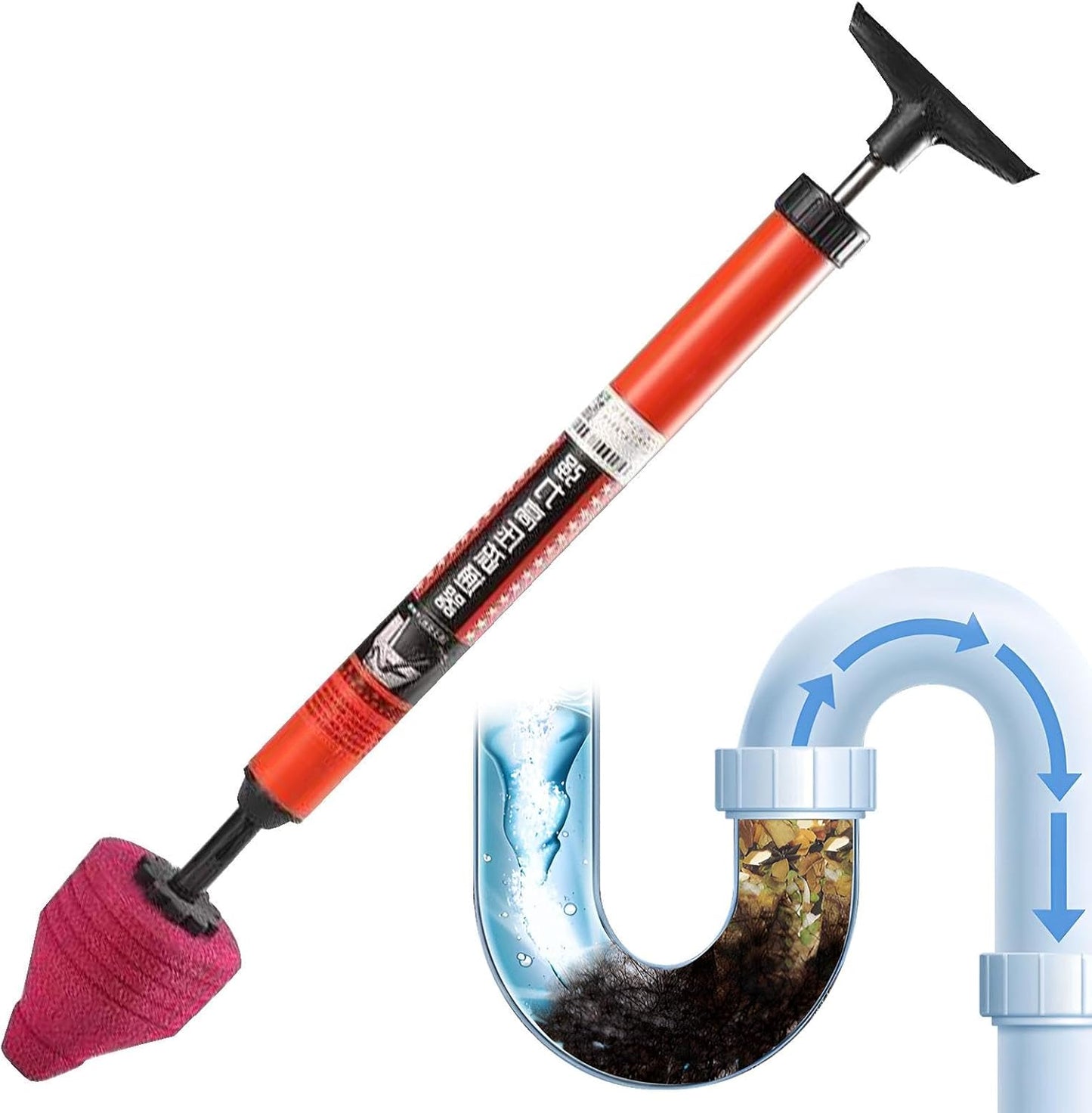Destapa Inodoros PipeBlast™ El poder del aire contra las obstrucciones