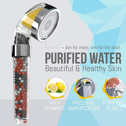 Filtro De Ducha Con Minerales Ducha con vitamina C: piel suave y agua purificada