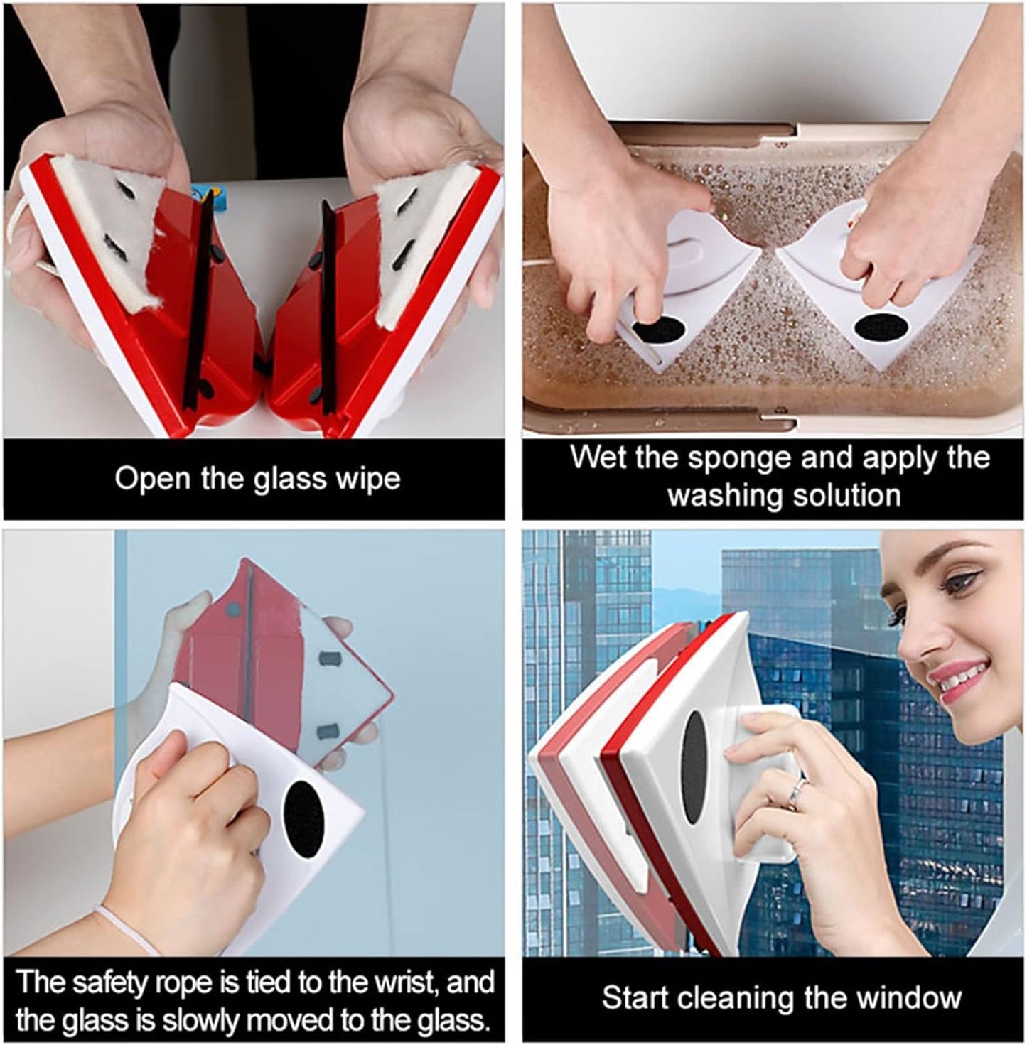 Limpia De Ventanas GlassMag Pro™ Tu aliado para ventanas perfectas