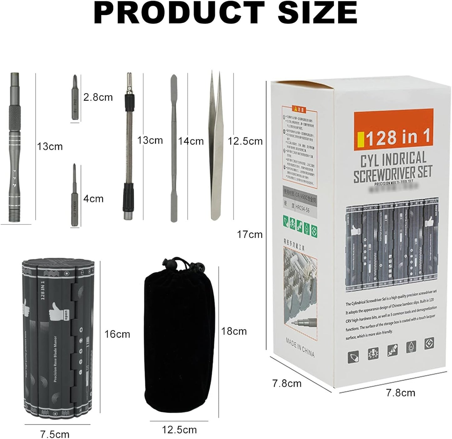 SET DE HERRAMIENTAS DESTORNILLADOR 128 EN 1
